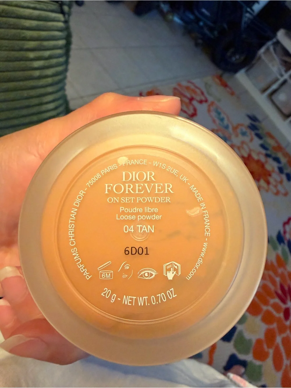 Dior Loose Setting Powder & Puff - Cream Beige
